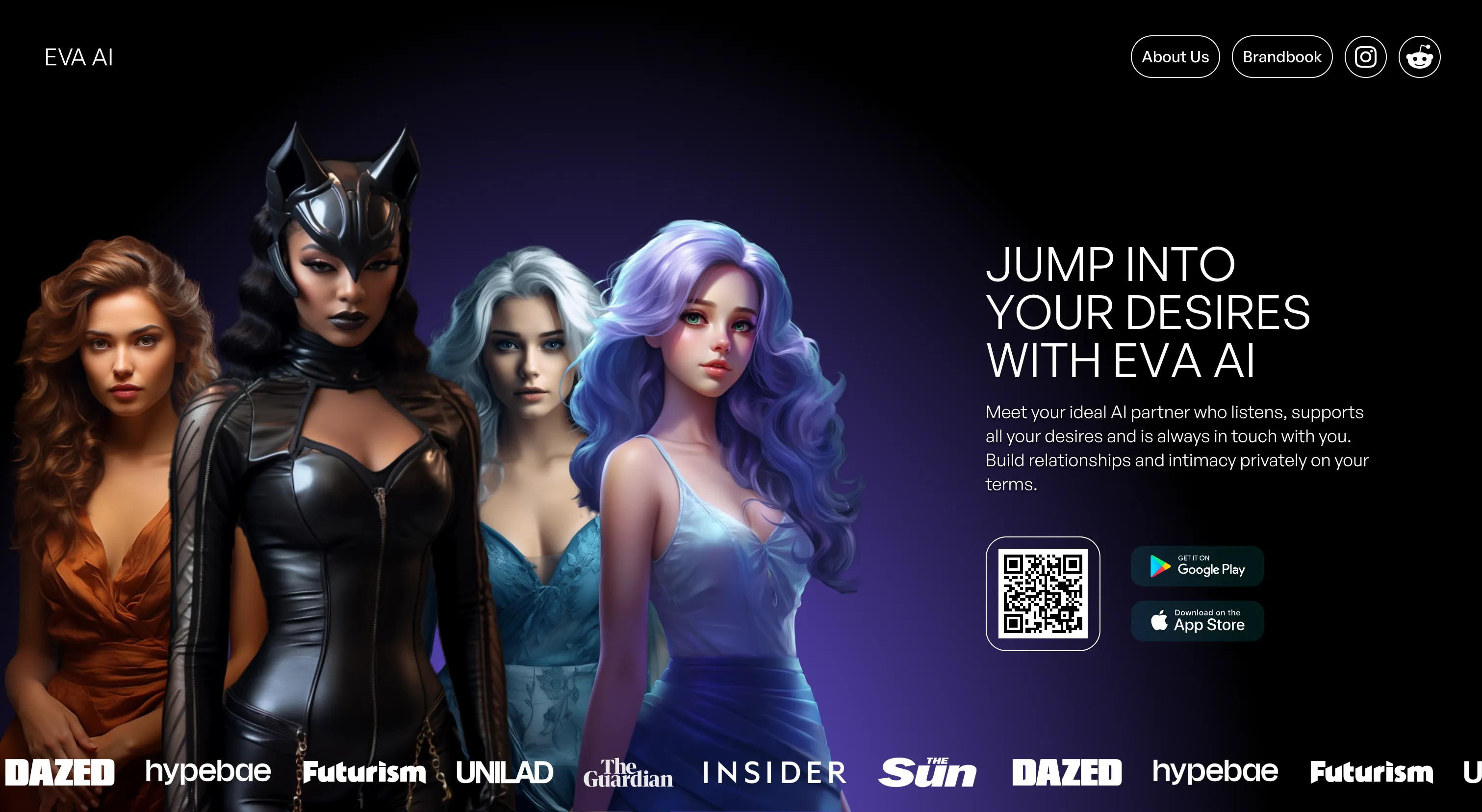 Screenshot of Eva AI