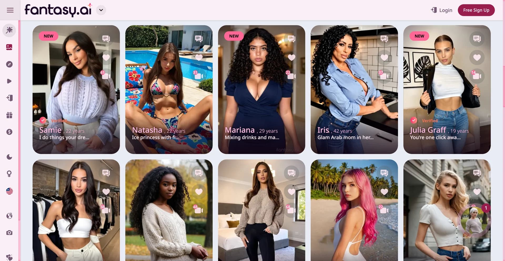 Fantasy.ai interface